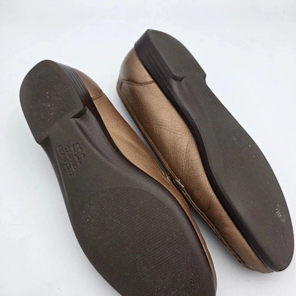 SAS Tripad Comfort Womens SlipOn‎ Loafers Bronze Leather Soft Step Size 8 NARROW